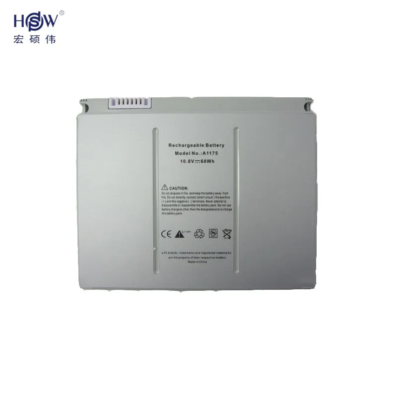 Аккумулятор HSW для ноутбука Apple MacBook Pro батарея 15 дюймов A1175 MA348 A1150 A1260 MA463 MA464 MA600 MA601