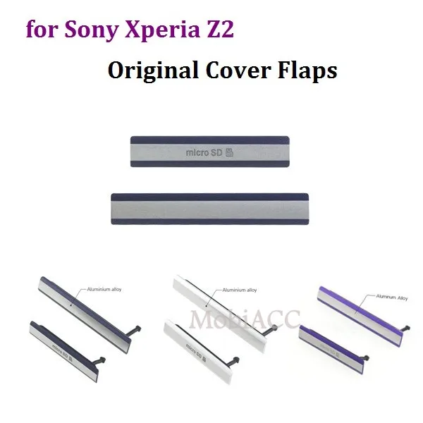 

Original for Sony Xperia Z2 D6503 D6502 D6543 USB Charging Port Cover Flap+ Micro SD Dust Plug;Waterproof Cover Flap Replacement