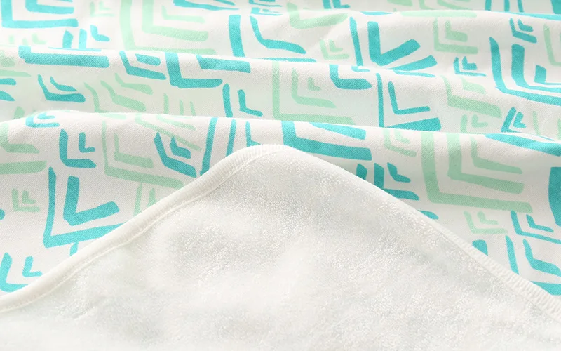 3 Слои детский пеленальный коврик 30*45/50*70/90*120 см Детские мочи колодки матрас моющийся подгузник для малыша с ромбовидным узором лист