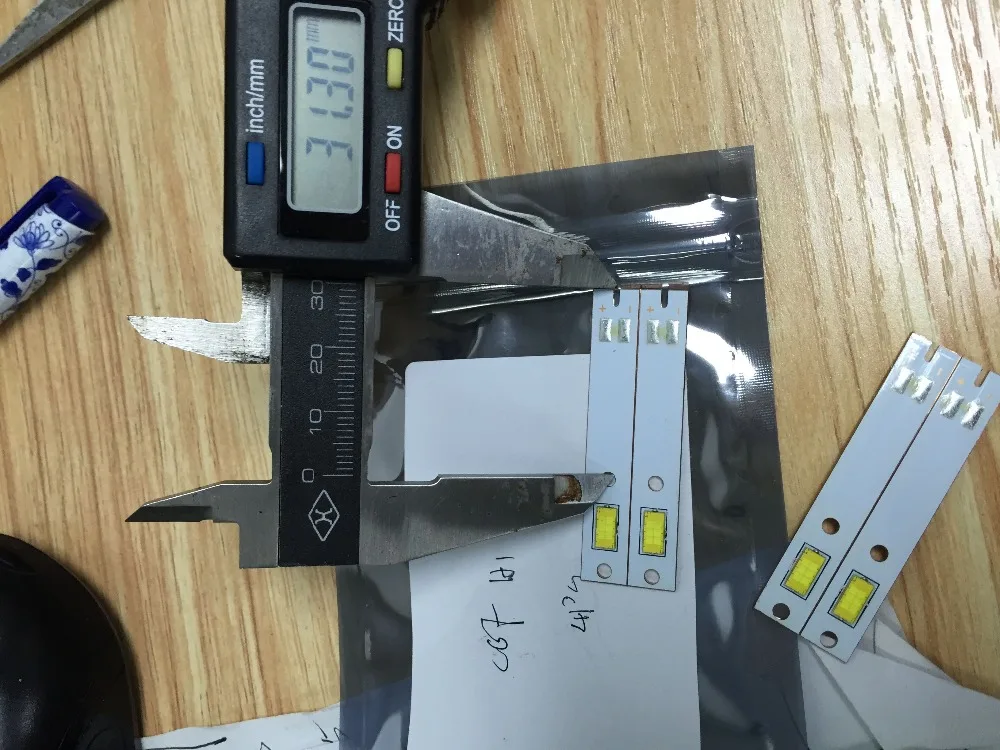 4 шт./лот светодиодный 7035SMD 18 Вт автомобильный светильник C6F для H1 светодиодный модуль 12 В для honda toyota VW hyundai 9-12 в 50 мм* 8 мм* 1,2 мм