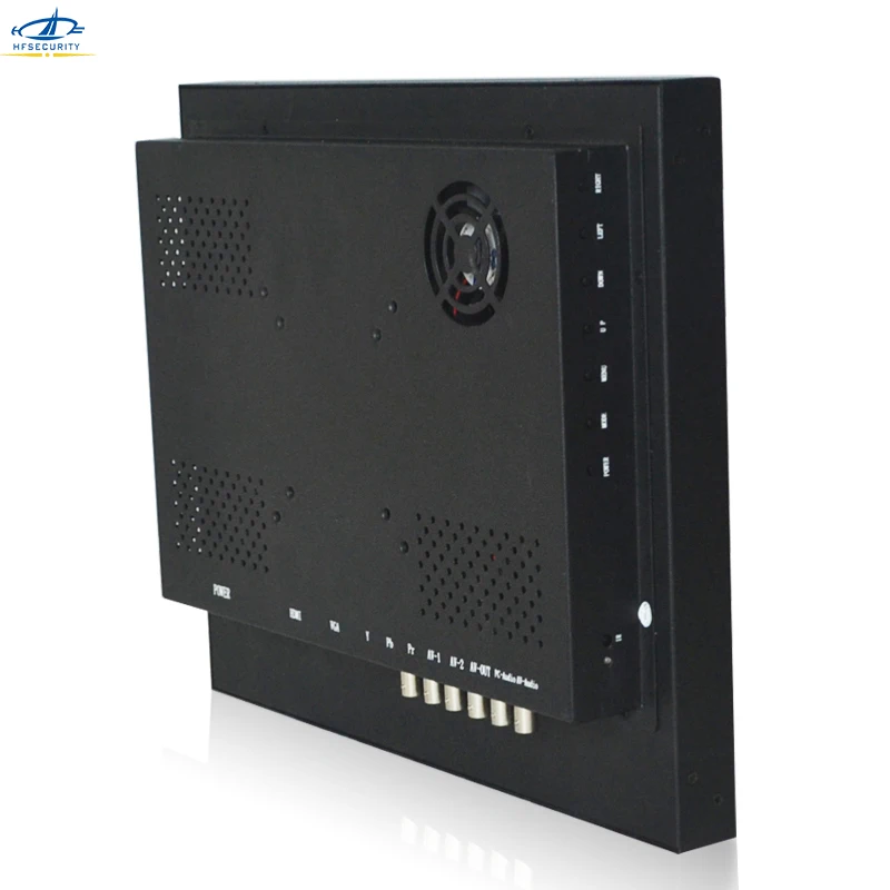 20 дюймов 1600*1200P промышленности монитор CCTV металлический чехол PAL/NTSC SECAM PAL BNC на