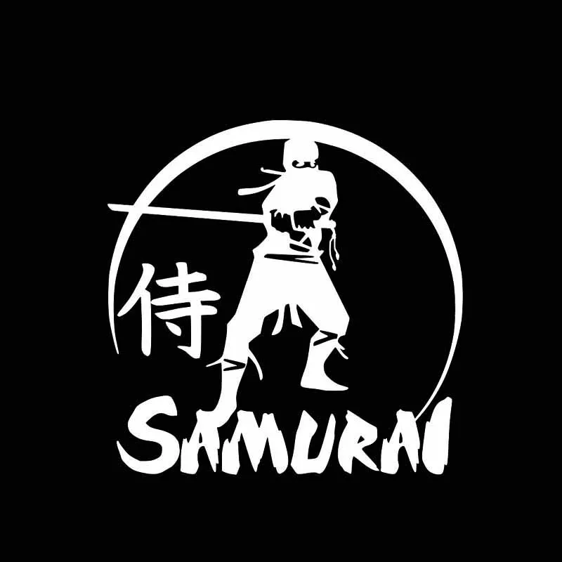 YJZT 13 2*13 1 см крутая японская наклейка на автомобиль Samurai воин Soldier