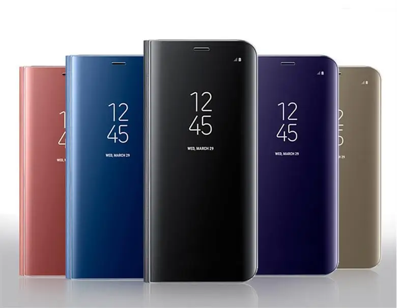 Роскошный умный зеркальный кожаный флип-чехол с подставкой для Iphone 11 6S 7 8 Plus