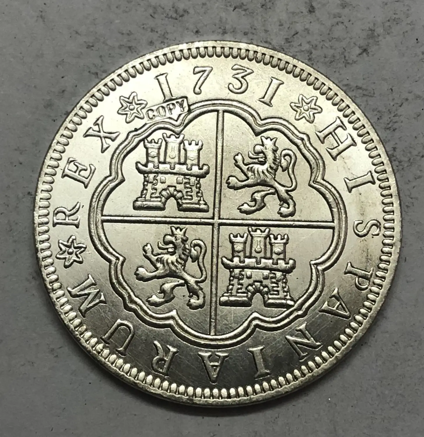 1731 ИСПАНИЯ 8 фотографий-Felipe V Copy Coin | Дом и сад