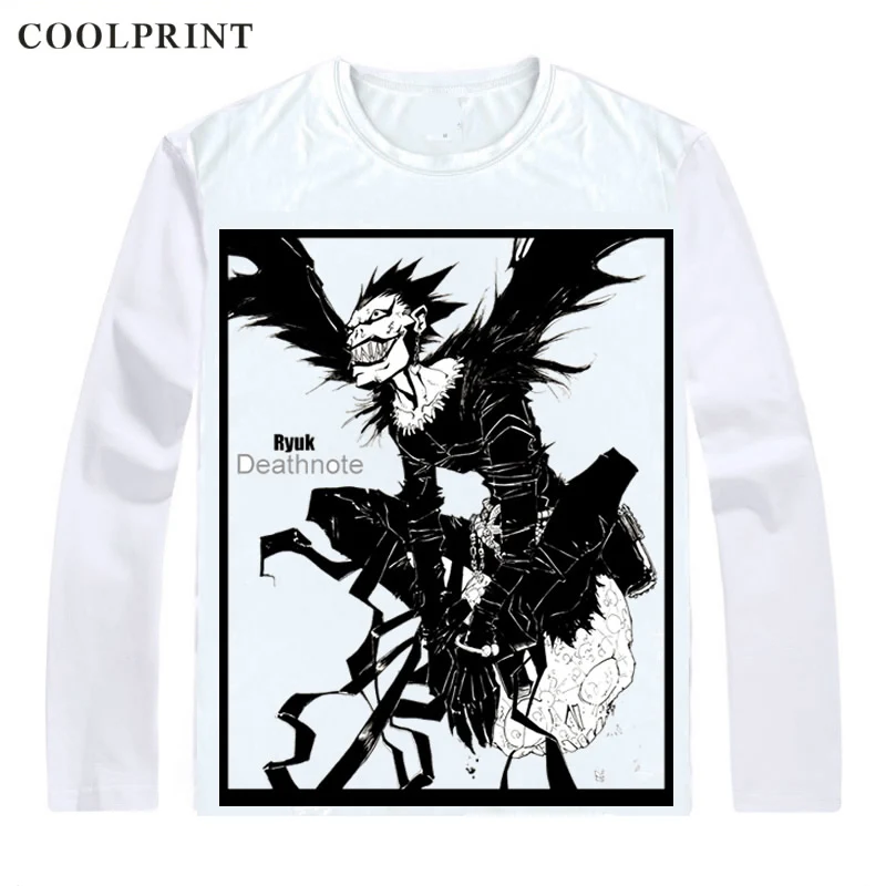 Недалеко от Ryuk матовый риюку Shinigami футболка тетрадь смерти Desu Noto Мужская на