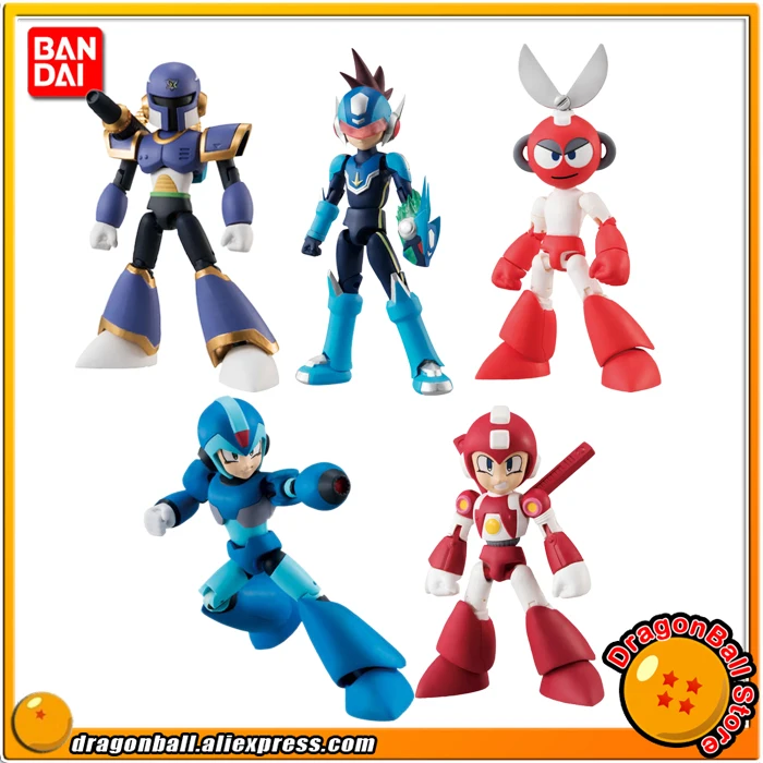 Японский аниме &quotMegaMan&quot Оригинальный BANDAI 66 ACTION Vol.2 фигурка Мега человек/Рокман