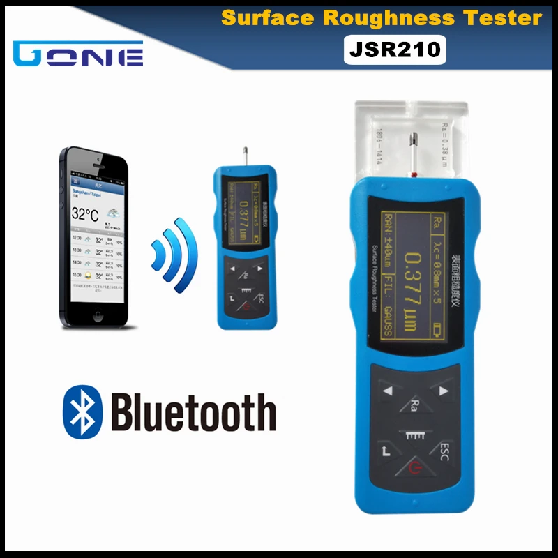 JSR210 Bluetooth шероховатость тестер портативный датчик шероховатости поверхности Ra