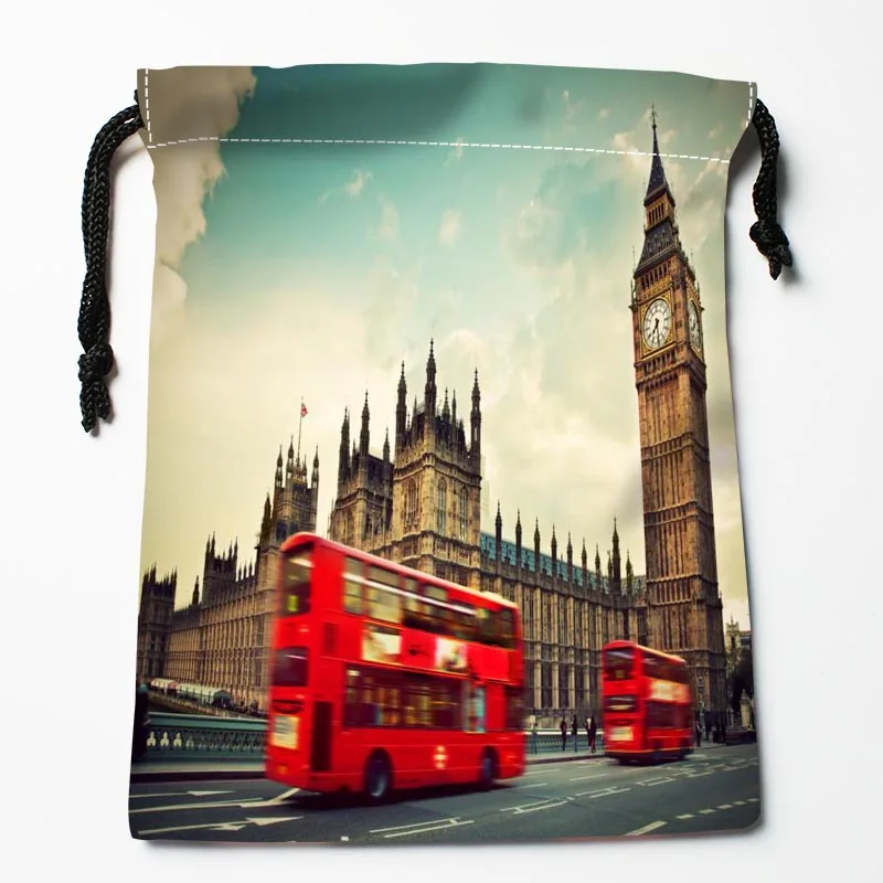Новое прибытие Лондон Англия Skyline Art Drawstring Bags Custom Storage Printed Receive Bag Type Size 18X22cm | Дом и