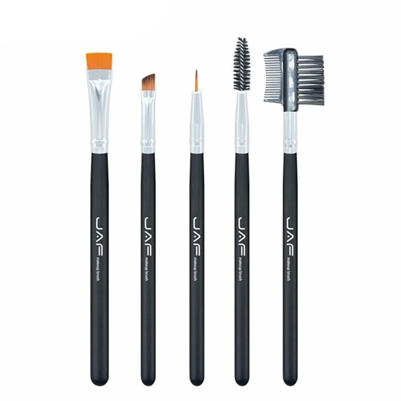 Розничная торговля JAF100 % Vegan Eye Make Cosmetische Borstel набор voor подводка для глаз Wenkbrauw Wimper
