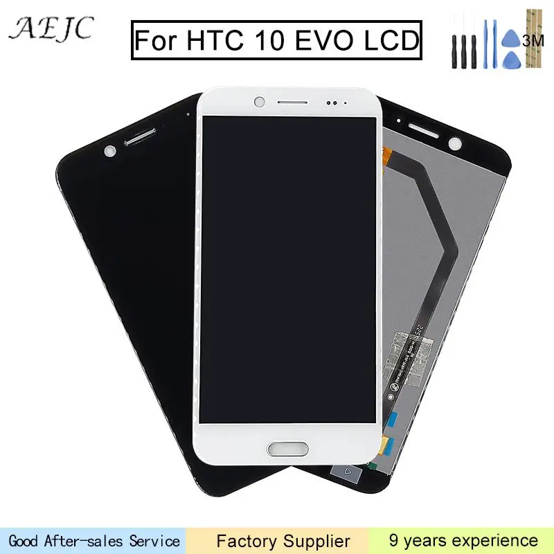 5 &quotдля htc 10 EVO ЖК дисплей Дисплей Сенсорный экран планшета для болт Запчасти авто
