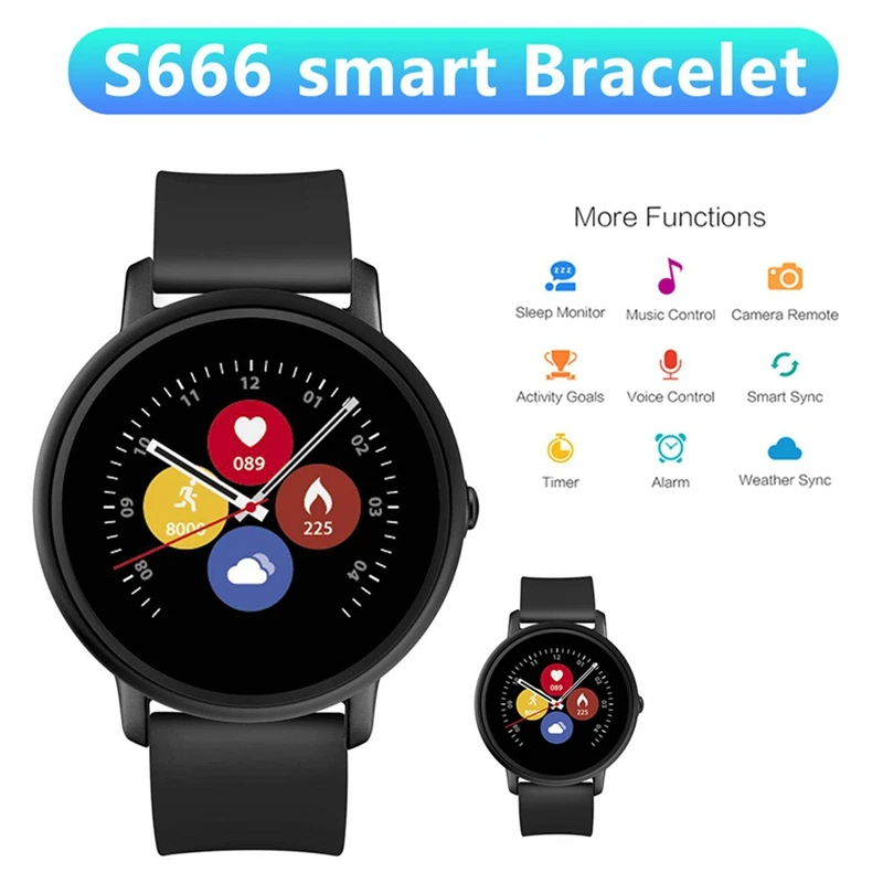 OPQ Zgpax S666 смарт браслет пульсометр мониторинг сна данных Bluetooth Вызов часы