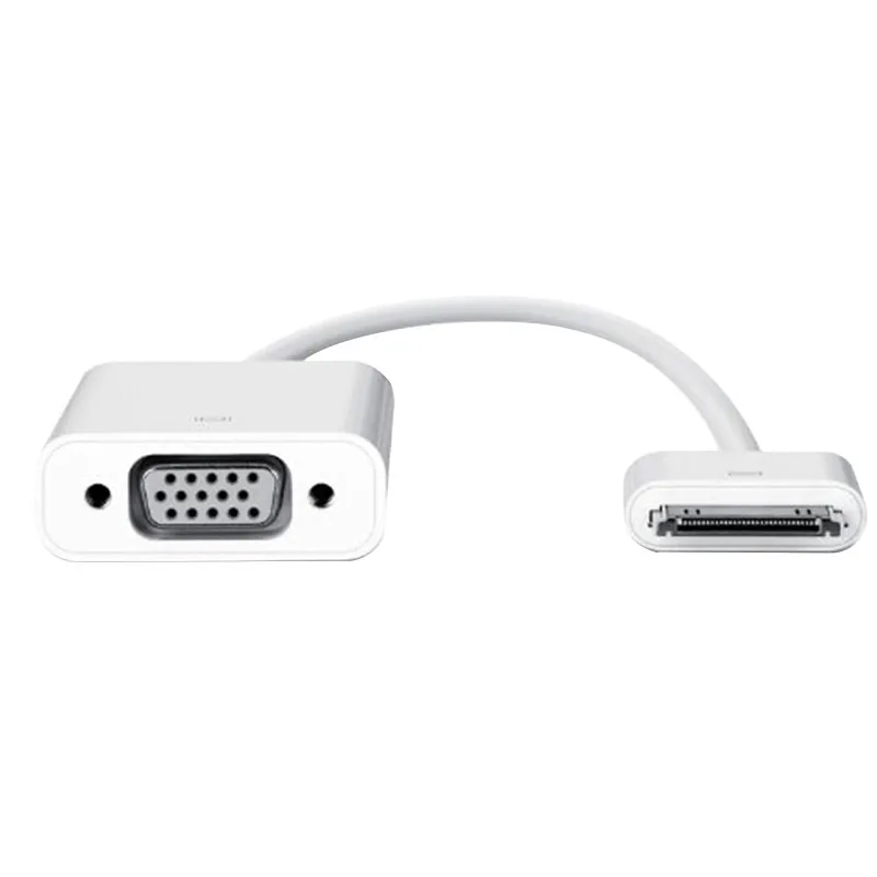30Pin док-станция для VGA видео конвертер адаптер кабель iPad 1 2 3 30-контактный |