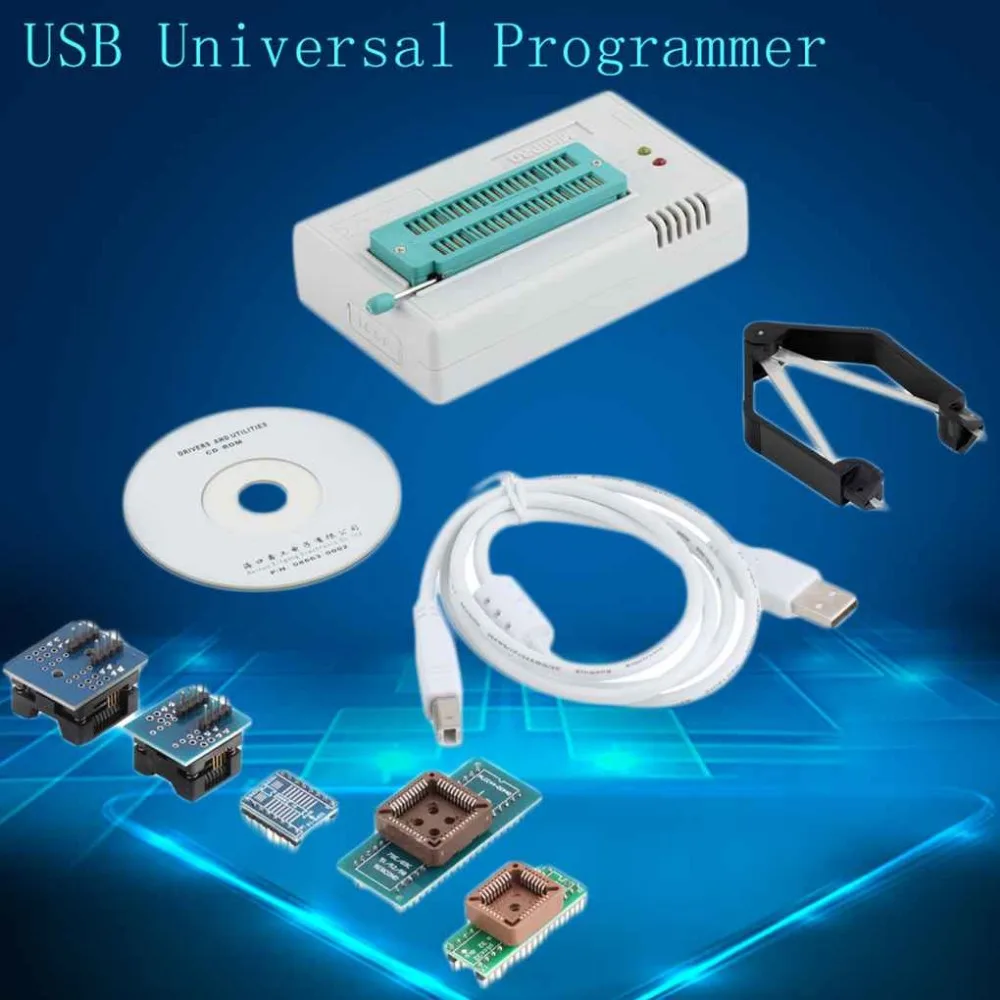 Программатор TL866CS USB Универсальный программатор FLASH 8051 AVR MCU GAL PIC SPI 5