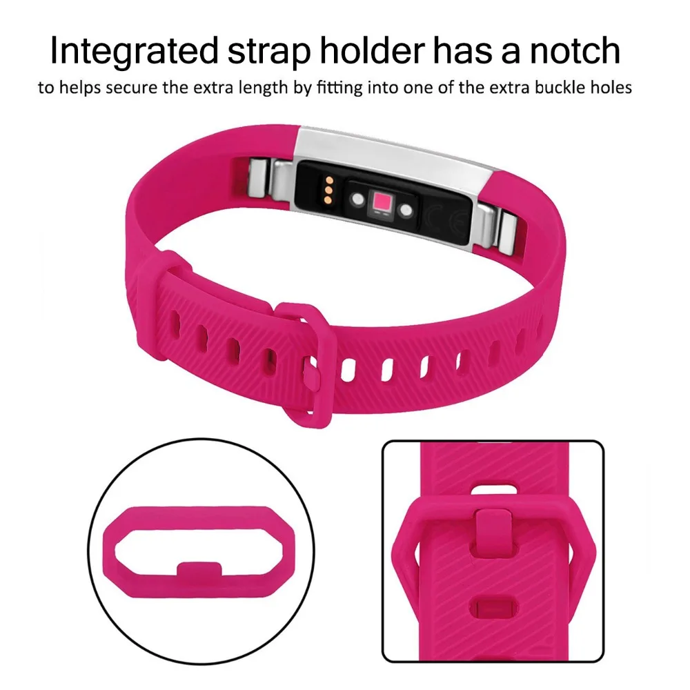 Baaletc Для Fitbit Alta HR/Alta силиконовый ремешок для часов сменный ремешок на запястье силиконовый ремешок Застежка смарт-браслет часы для Fitbit