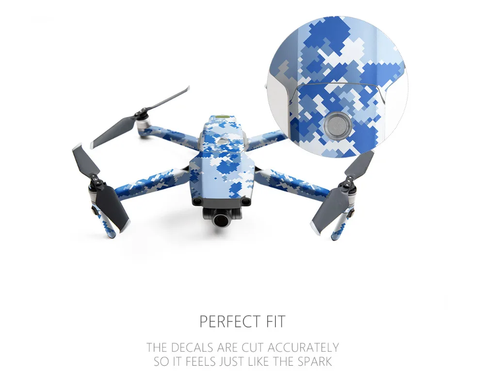5 цветов PGYTECH DJI Mavic 2 наклейка в виде акулы Drone Body sticker самолет клейкая кожа для Mavic 2 Pro Zoom дистанционное управление наклейки