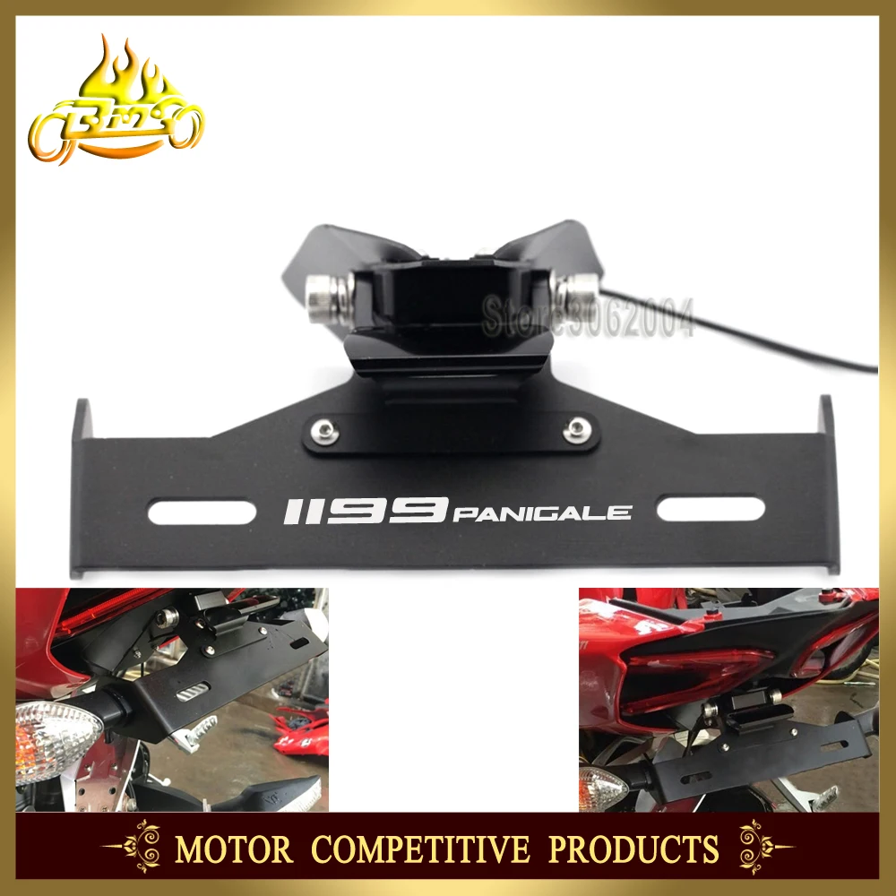 Fender Eliminator держатель номерного знака светодиодный Мотоцикл аксессуары для DUCATI 1199