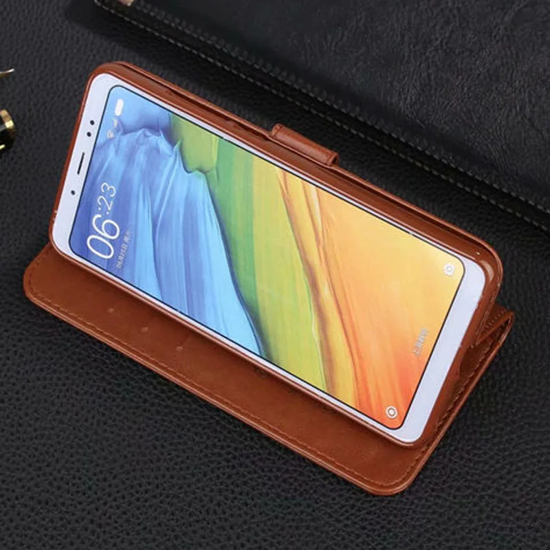 Винтажный кожаный чехол-бумажник с откидной крышкой для Xiaomi Redmi Note 6 Pro/Note 5 Pro