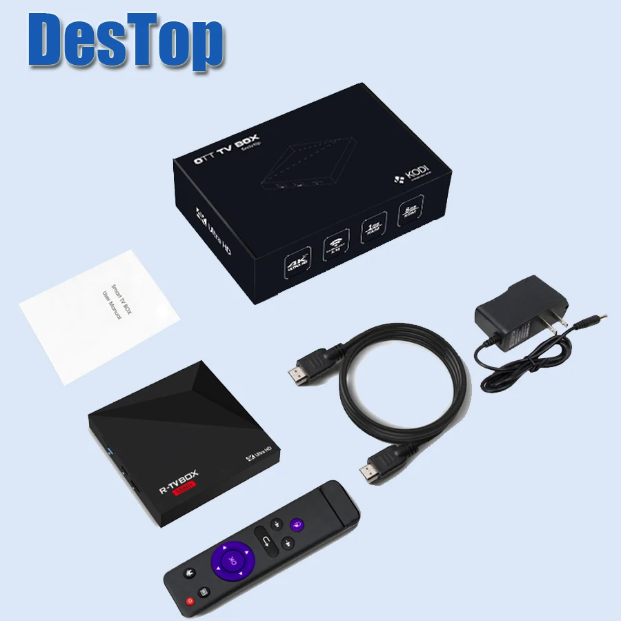 Оригинальная ТВ-приставка R MINI + PLUS Android 7 1 RK3328 четырехъядерный процессор 64 бит