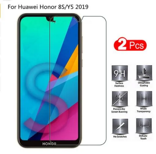 2pcs Screen Protector On Huawei Honor 9S 9C 9A Tempered Glass Y5 2019 For 8S 5.71&quot|tempered glass|glass for5&quot screen protector |
