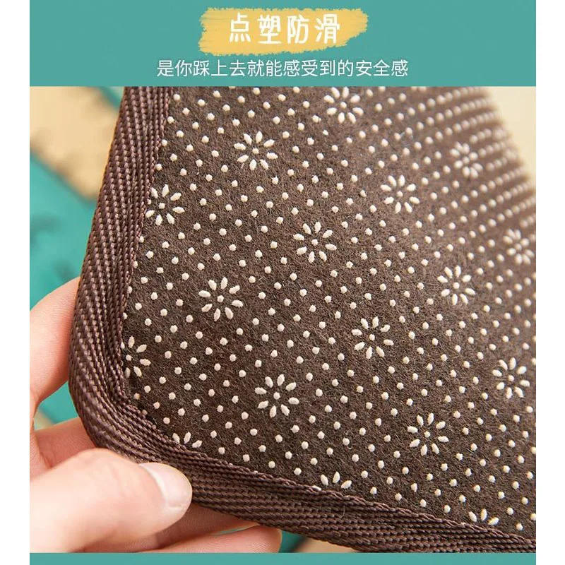 

Cartoon entry chenille carpet bedroom bay window cushion living room coffee table mat 5