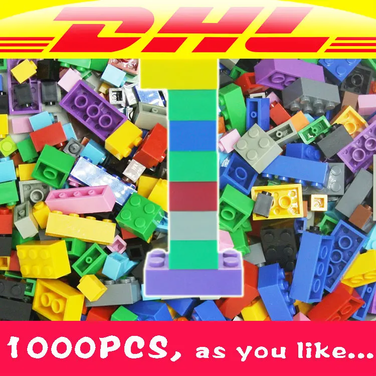 Zizen Building Blocks 1000pcs DIY Creative Bricks Toys for Children Educational Free DHL Shipping | Игрушки и хобби