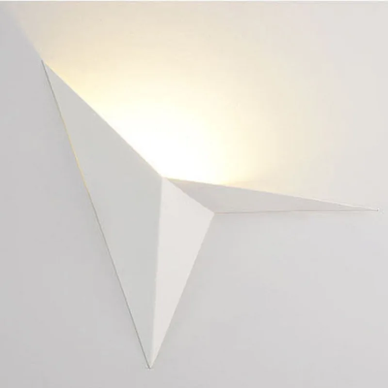 3W Led triangle wall lamp Nordic minimalist hotel aisle bedroom bedside background light AC85-265V | Освещение