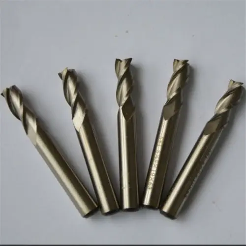 

YZ66 5pcs 8mm Solid Carbide 3 Flute Aluminum Copper End mill D8*8*19*63 Drill Bit