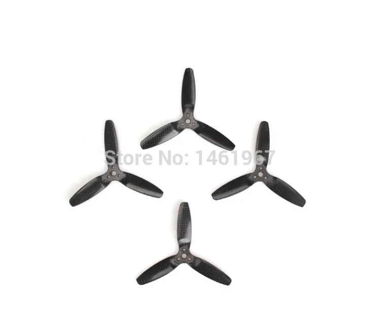 

2015 Newest Parrot Bebop3.0 parts 5042 Carbon Fiber Propeller Four axis aerial aircraft 3-Blade Prop Send screwdriver(2pair/lot)