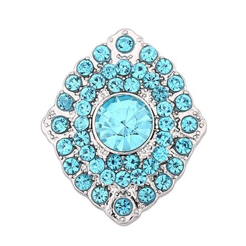 Full Rhinestone Snap Button Charm Fit 18mm DIY Fashion Bracelet&ampNecklace Jewelry 10pcs/lot | Украшения и аксессуары