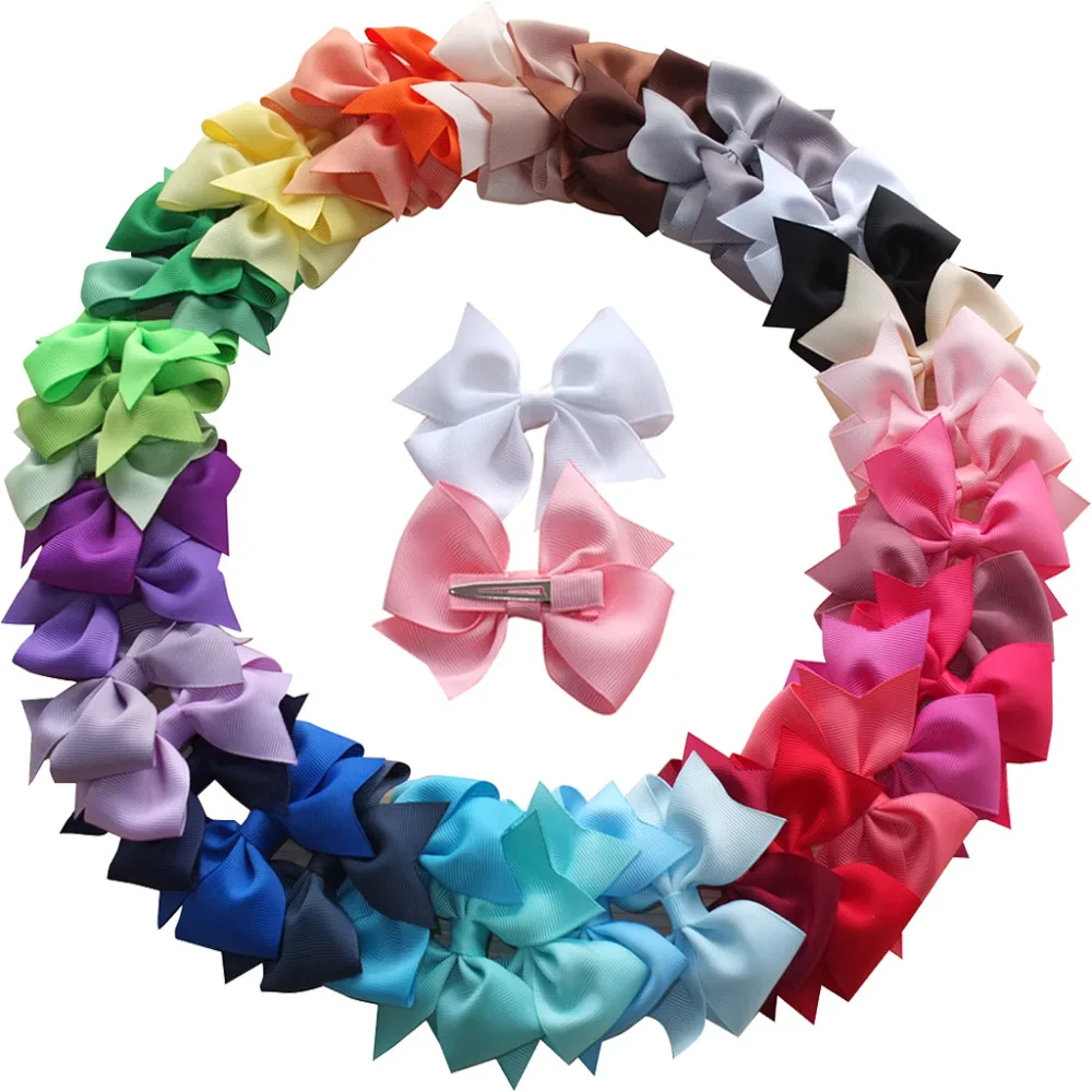 Комплект из 2 предметов детский бант для волос девочек заколки Бутик 3 5 дюймов