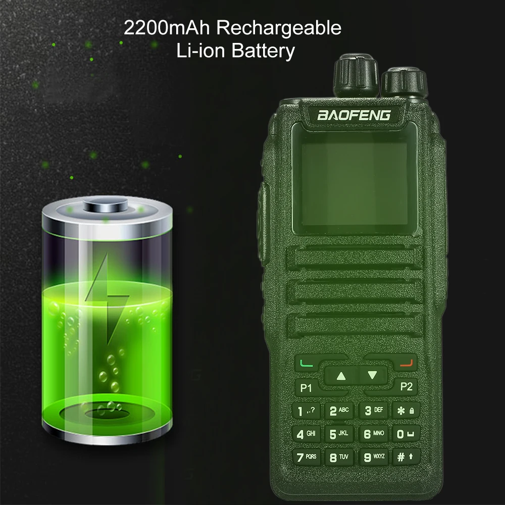 BAOFENG цифровая DM-1701 рация Двухдиапазонная VHF/UHF 136-174 MHz/400-470 MHz двухстороннее радио портативный приемопередатчик