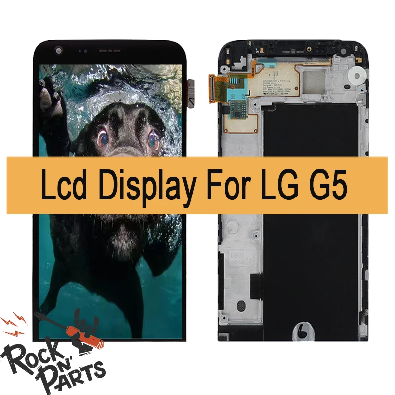 Для LG G5 Дисплей для H830 H840 H868 H850 ЖК дисплей планшета Сенсорный экран с рамкой +