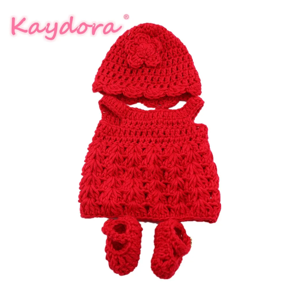 

KAYDORA 10 inch Reborn Baby Doll Clothes Warm Winter Red Clothes Reborn Baby lol Accessories Play Toys DIY Fashion Collection