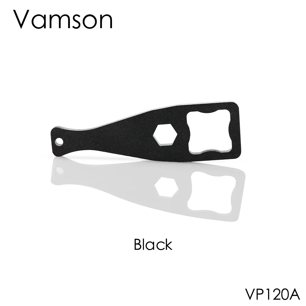 Vamson аксессуары для Gopro Hero 6 5 4 3 алюминий из сплава в виде гаечного ключа гаечный ключ Подставка-гайка винт для Xiaomi Yi 4 K для Sjcam VP120A - Цвет: VP120A-Black