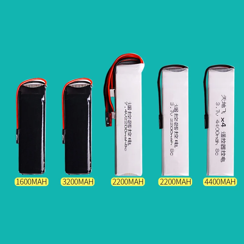 3 7 V 1600mah 2200mah 3200mah 4 4400mah пульт дистанционного управления литиевая батарея для RC WFT6II
