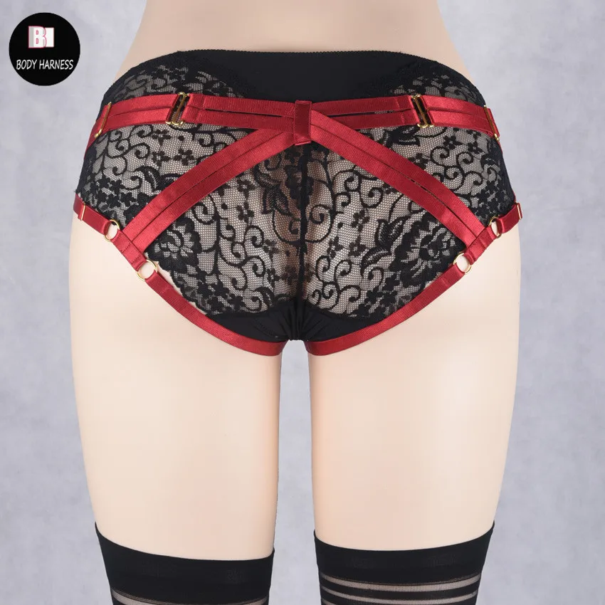 Подвязки для чулок женские регулируемые ручной работы в стиле панк гот Харадзюку