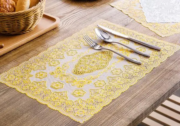 RONG-725 Европейский западный стиль коврик для еды креативный домашний ПВХ стола