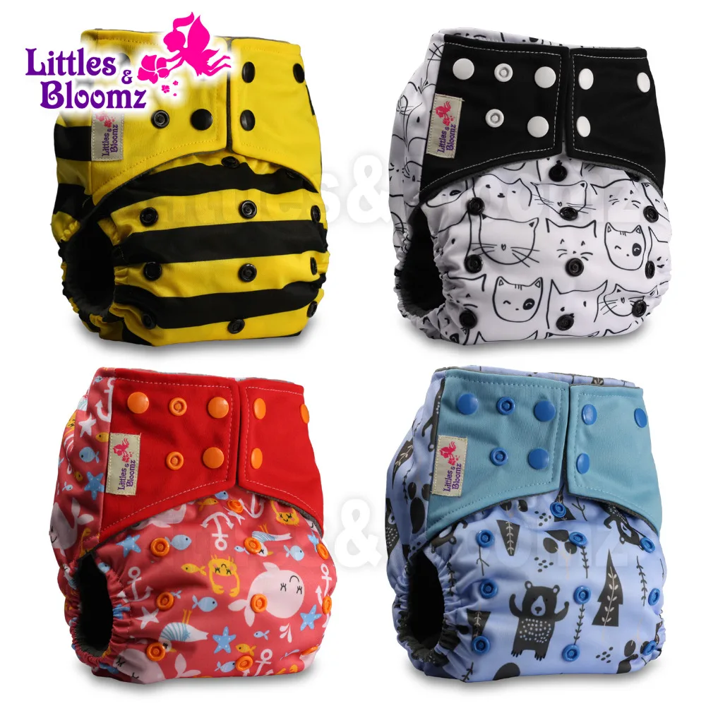 Многоразовые тканевые подгузники [Littles & Bloomz] для детских подгузников|Детские