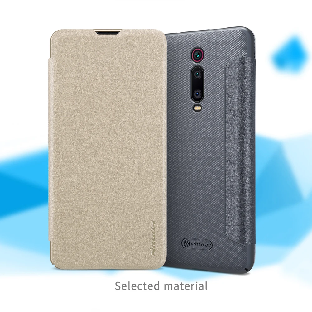 Чехол-книжка для Xiao mi Red mi K20/K20 Pro, чехол Nillkin Sparkle Series, чехол на Xiaomi mi 9 T/mi 9T Pro, кожаный чехол