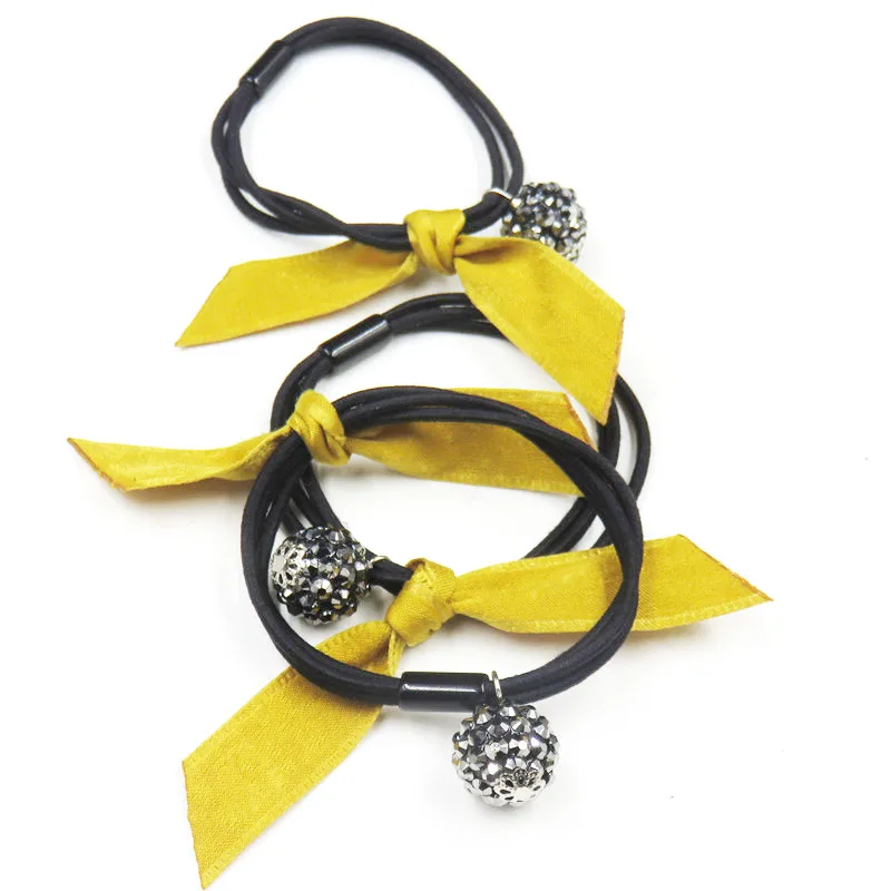 1 шт. креативные эластичные ленты для волос с узелком в виде шариков девочек