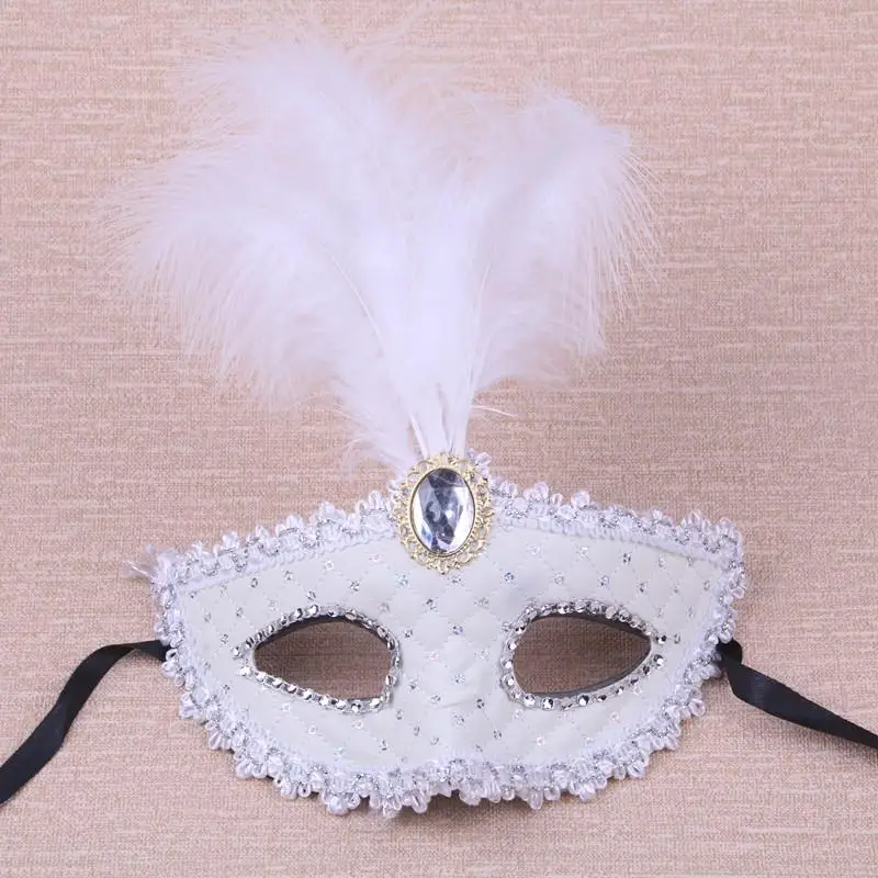 1 шт. женские сексуальные венецианские кружевные перьевые Цветочные маскарадные