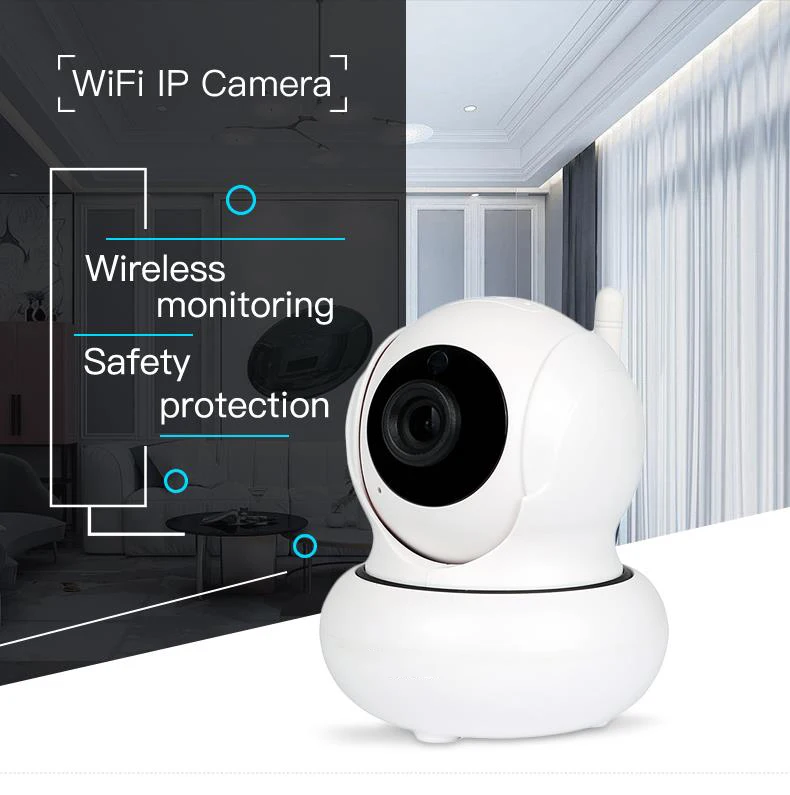 Новая модель 720P Мини Размер Крытый PT камера WiFi ночное видение двухстороннее