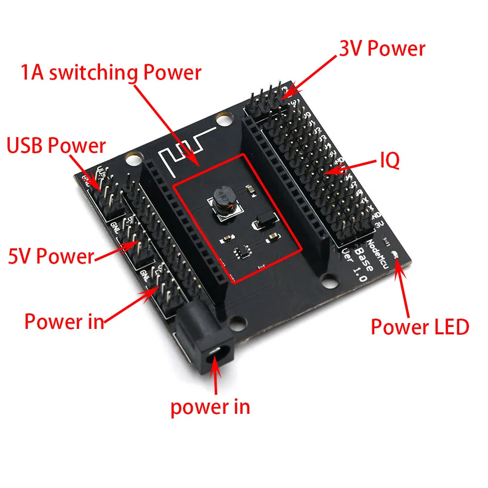NodeMcu подходит для Node MCU база ESP8266 тестирование DIY макет базовый тестер подходит для NodeMcu V3