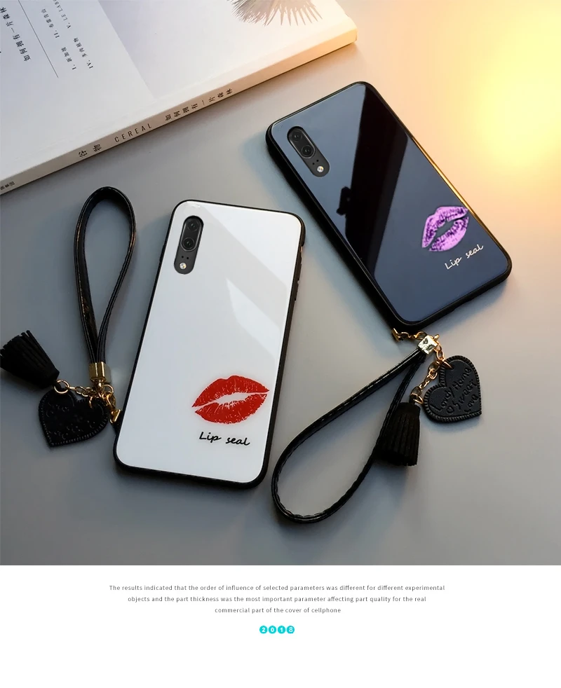 Чехол из закаленного стекла с принтом губ для Samsung Galaxy A30 A50 A70 A20 A40S, чехол для Samsung A50 A70 A30 A20