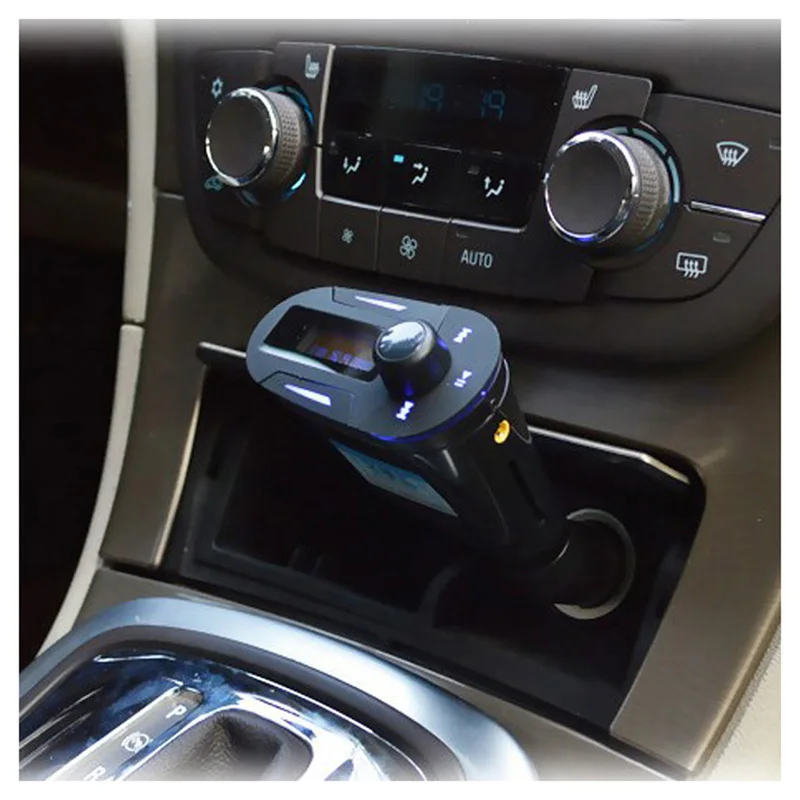 Handsfree Bluetooth автомобильный комплект fm-передатчик беспроводной радиоадаптер Hands-free