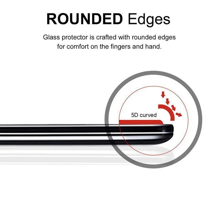 6D Tempered Glass Case For Huawei P20 Pro Honor 9 9i Lite Mate 20 10 NOVA 3E 3i 2i 3 Y6 Y7 Y9 2019 Screen Protective Cover | Мобильные