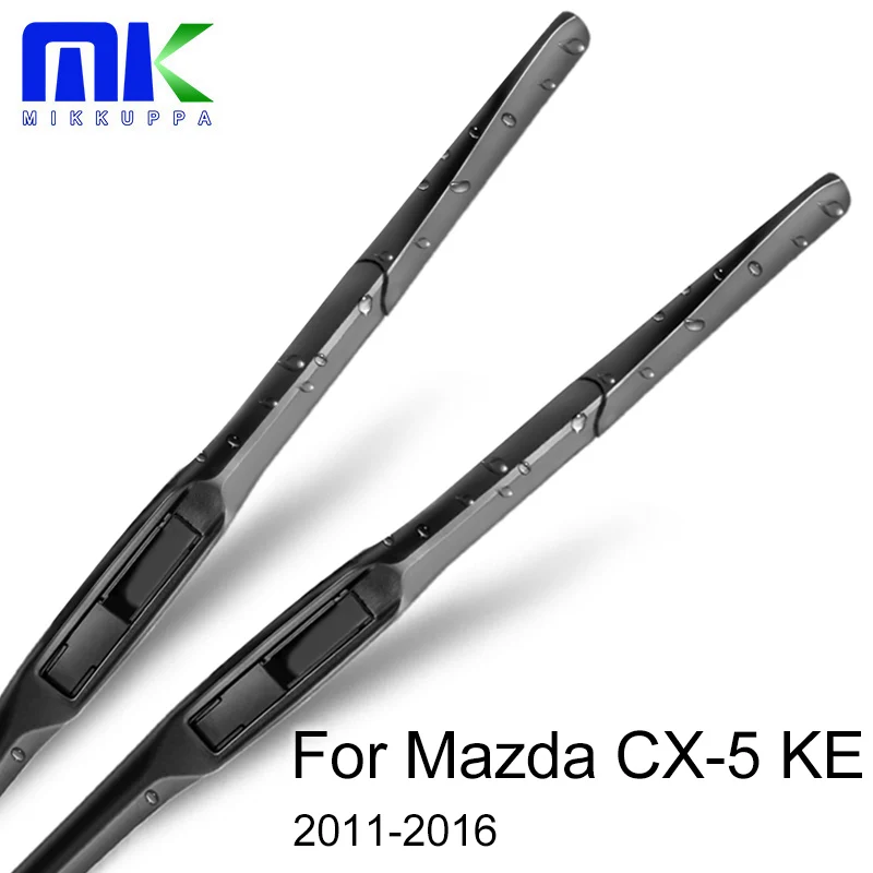 2011-2016 KE Mikkuppa стеклоочиститель лезвия для Mazda CX-5 CX5 маховиком/пуш-ап кнопки рука об руку 2011 2012 2013 - Цвет: 2011-2016 KE