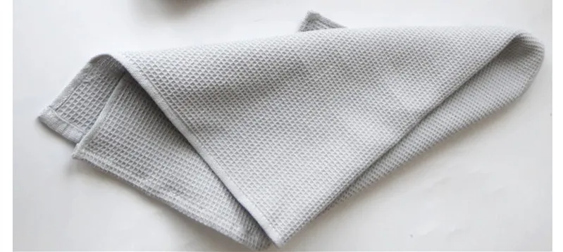 light gray 38*62 см Кухня Полотенца 2 шт./компл. Хлопок набивные ткани Кофе Чай кружка Полотенца серый ткань для очистки блюдо Полотенца s новая таблица Napkins50 - Цвет: light gray