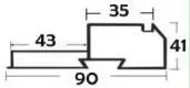 Высокое качество 1 м/катушка 6 шт./лот Gicl 4190A2 (1 1) Светодиодные алюминиевые профили