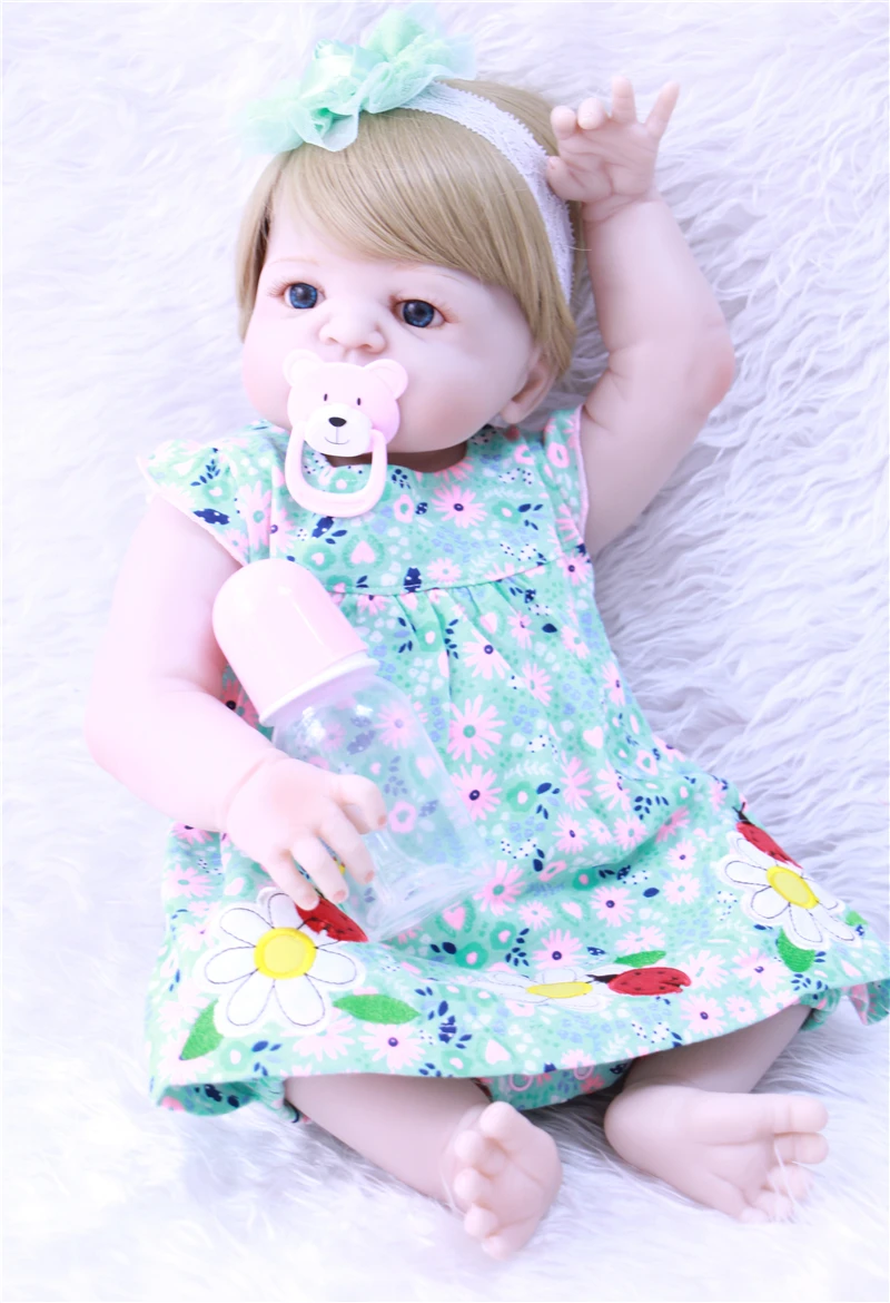 NPK бренд bebes reborn 22 &quotсиликоновые куклы для новорожденных девочек лучший подарок